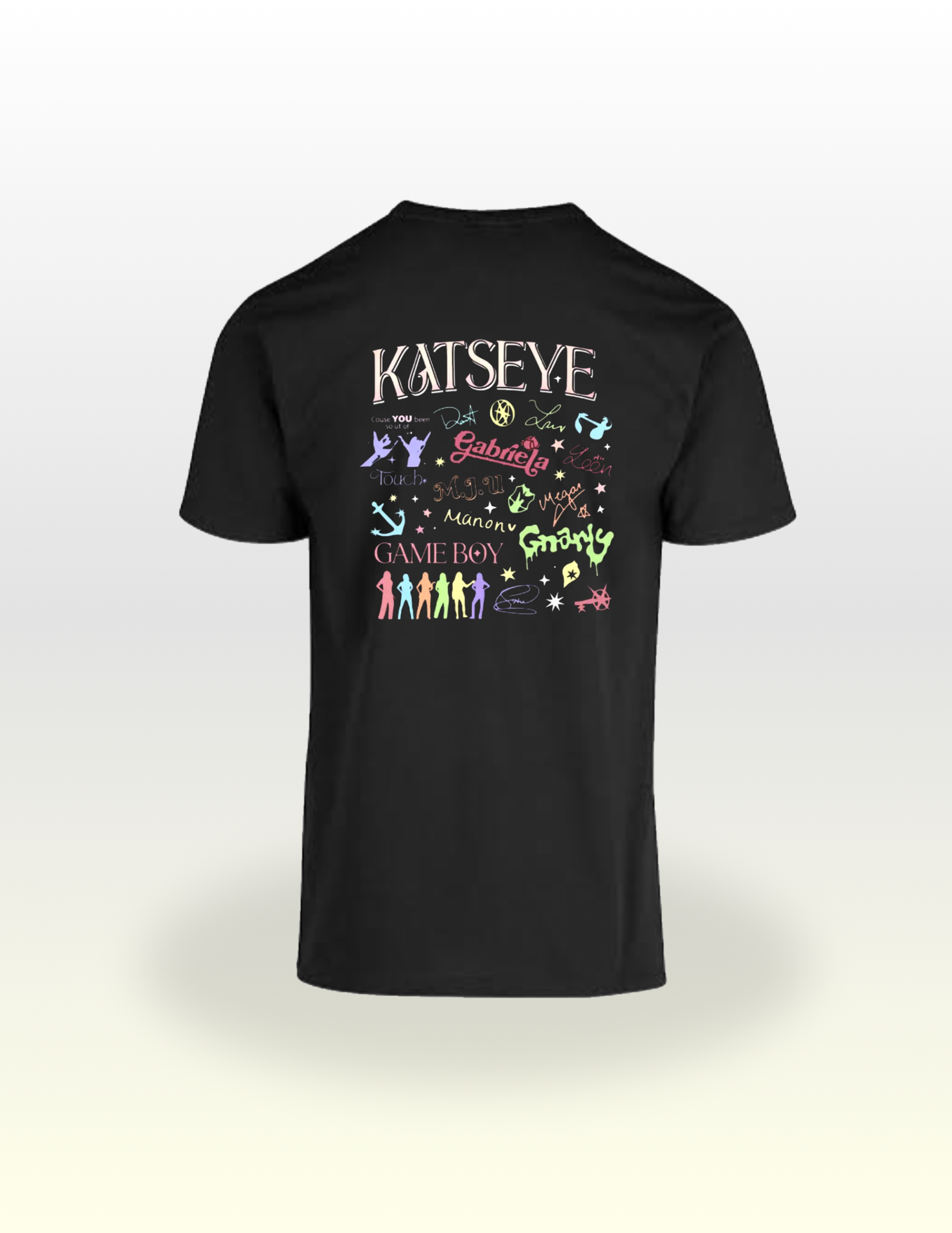 Playera KATSEYE doble estampado