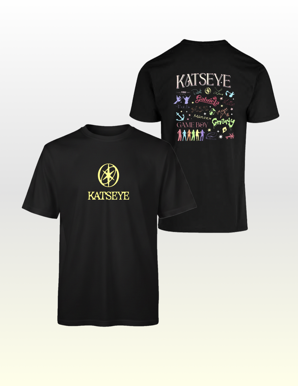 Playera KATSEYE doble estampado
