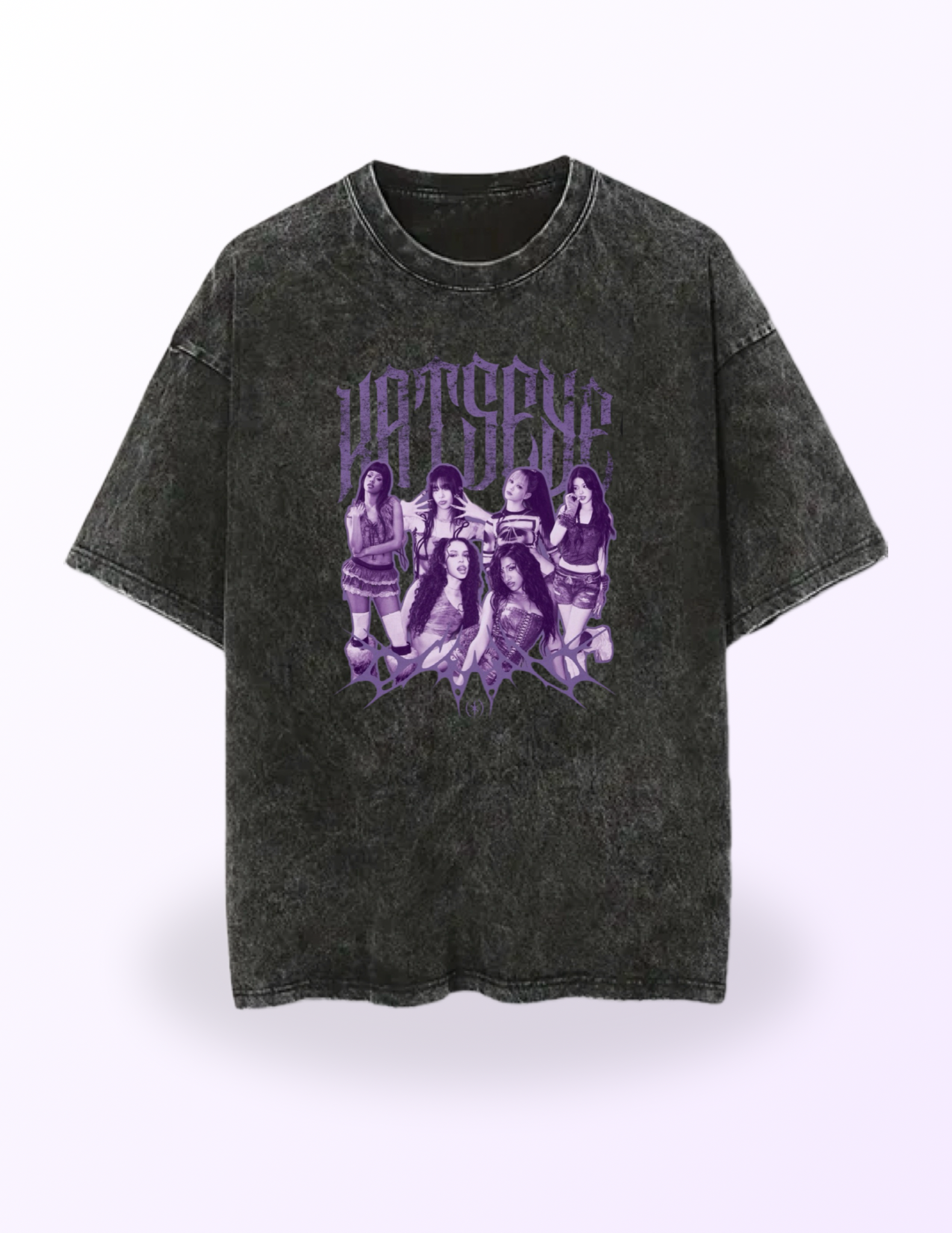 Playera KATSEYE deslavada